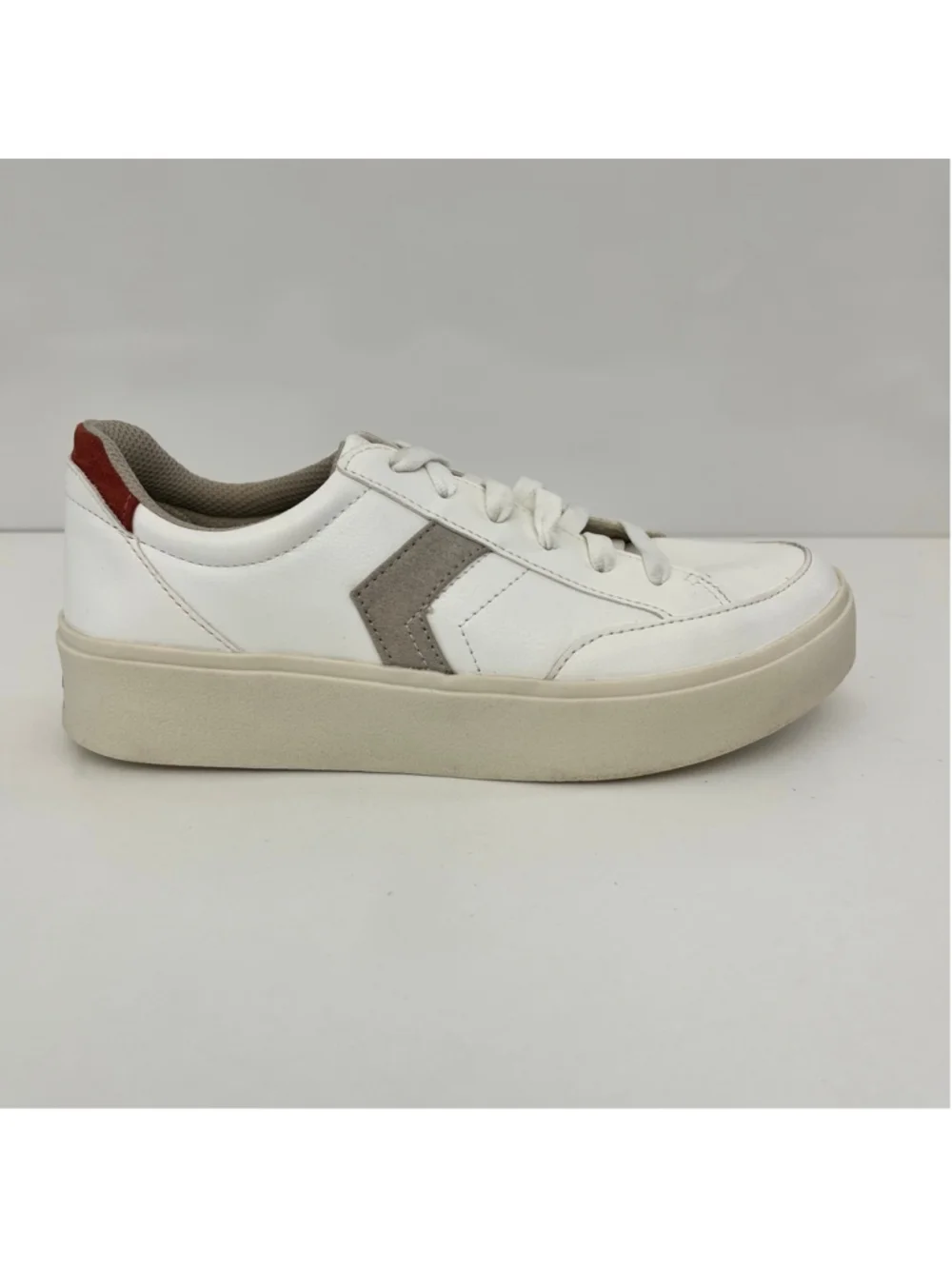 Dr. Scholls Madison Platform Sneakers White Colorblock Comfort Shoes 7.5